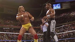 Hulk Hogan and Brutus quotThe Barberquot Beefcake vs quotMacho Manquot Randy Savage and Zeus SummerSlam 1989 [upl. by Wohlert589]