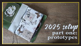 2025 B6 Slim Common Planner Set Up Part 1  Prototyping [upl. by Ashli]