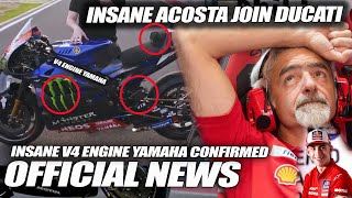 INSANE BRUTAL V4 ENGINE Yamaha CONFIRMED ALL SHOCKED KTM Bankrupt Pedro Acosta Join DUCATI [upl. by Itra920]