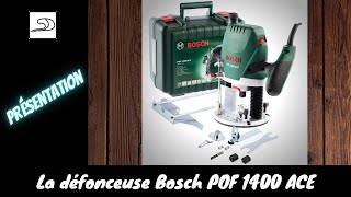 Présentation défonceuse Bosch POF 1400 ACE [upl. by Hayashi977]