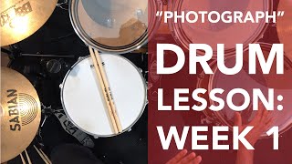 Photograph Drum Lesson  Week 1 Starving Artists Courses [upl. by Agatha984]