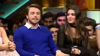 Beyaz Show Tolga Saritasin Hande Ercel taklidi 2 [upl. by Nortyad867]