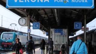 Annunci Trenitalia amp TreNord dalla stazione di Verona Porta Nuova [upl. by Garrek644]