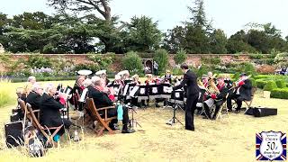 Ipswich Over 50s Brass Band An Evening At Helmingham Hall 3rd July 2022 [upl. by Fredel963]