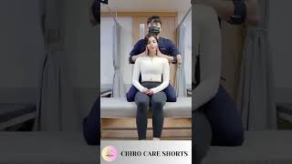 Chiropractic of full Body ASMR part 1youtubeshorts massage feedshorts relax feed asmrsounds [upl. by Etyam]