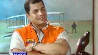 La Noche Rafael Correa en entrevista exclusiva con NTN24 III [upl. by Page]