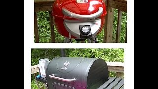 Seasoning My New CharBroil Charcoal Grill 800 and a Peek at My Patio Bistro Electric Grill [upl. by Nibor823]