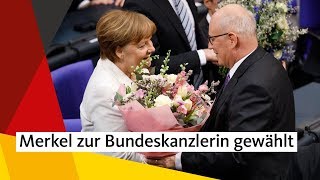 Merkel zur Bundeskanzlerin gewählt [upl. by Guibert]