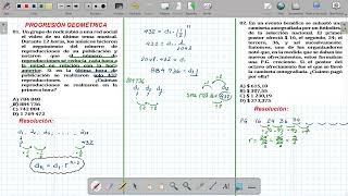 PROGRESIÓN GEOMÉTRICA [upl. by Etezzil]