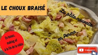 Recette du Chou Braisé [upl. by Htebezile]