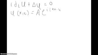 Non linear dispersive equations  2 Example dispersive relation [upl. by Allenrad]