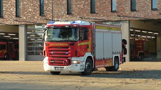 Rüstzug Feuerwehr Krefeld FW 1 Auf einsatzfahrt [upl. by Packston]