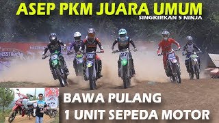 JARANG PAKAI KAWASAKI NINJA ASEP PKM RAIH JUARA UMUM WOW [upl. by Ferino]