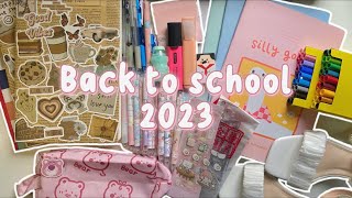 BACK TO SCHOOL 2023 Mình đã chuẩn bị gì cho năm học mớii✨  Haul shopee đồ dùng học tập✏️ [upl. by Akihsar]