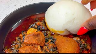 HOW TO MAKE POUNDED YAM WITHOUT A MORTAR 2 METHODS [upl. by Hawley]