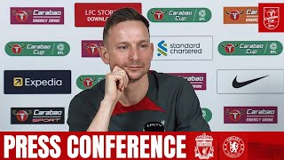 Carabao Cup final press conference  Chelsea vs Liverpool  Pep Lijnders [upl. by Trocki]