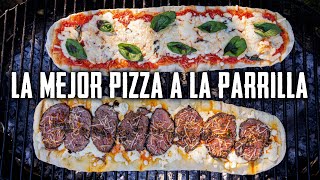 La Mejor Pizza a la Parrilla  Más Locos en el Asado [upl. by Murdocca]