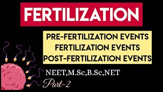 2Fertilization eventsChemical factors involved in FertilizationPhysical factorsIn Humans Animals [upl. by Lidstone]