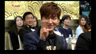 SBS AWARDS  LEE MIN HO [upl. by Anne-Corinne373]