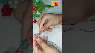 Handmade diy beads flowers home crafts handmade handmadegifts flowers handmadecrafts decoration [upl. by Razatlab]