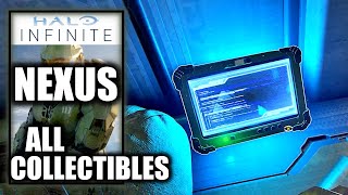 Halo Infinite  Nexus All Collectible Locations All UNSC Audio Logs [upl. by Asihtal]