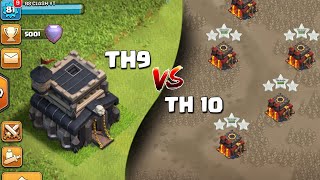 Get Easily 3 Star On Every Th10 Base with This Townhall 9 Attack Strategy [upl. by Erdna433]