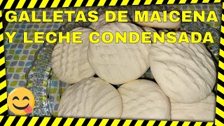 Como hacer 🍪 GALLETAS 🍪 de maicena y LECHE 🥛 CONDENSADA [upl. by Loretta313]