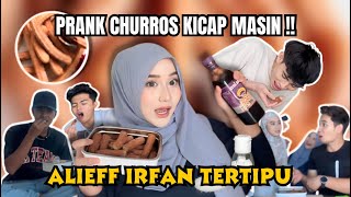 PRANK CHURROS KICAP GARAM  ALIEFF IRFAN amp AI TEAM TERTIPU [upl. by Cerelly]