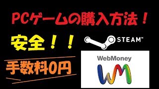 【Steam】 ウェブマネーを使った簡単なPCゲームの購入方法！ 解説【アレッサ】 [upl. by Verina]