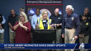 LIVE Gov Henry McMaster gives Debby update [upl. by Dnallor]