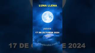 Calendario Lunar Octubre 2024 shorts [upl. by Furr732]