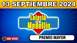 Resultado LOTERIA DE MEDELLIN VIERNES 13 de septiembre 2024 [upl. by Torruella]