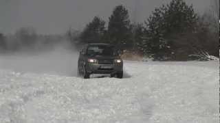 Amazing Subaru Forester impreza Outback Legacy drift in Gaiziunai 20130223 [upl. by Nyladnarb]