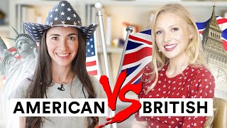 BRITISH vs AMERICAN ENGLISH  Accent amp Vocabulary Comparison [upl. by Sidras]