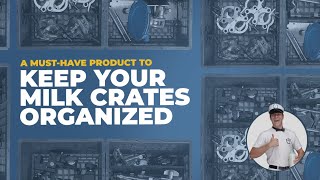 The Key To Milk Crate Organization [upl. by Cristy]