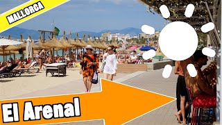 El Arenal Majorca Spain Tour of beach and resort [upl. by Emmy]