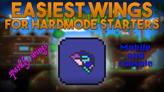 Easiest Way to Get Wings On Terraria  Mobile and Console Only [upl. by Gerc]