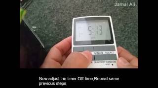 Enover Digital Timer Set Up How To [upl. by Chesna552]