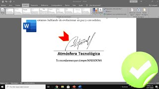 FIRMA cualquier documento de WORD SIN IMPRIMIR NI ESCANEAR  Firma DIGITAL [upl. by Alfy356]