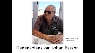 NG Kerk Vredendal  Gedenkdiens van Johan Basson [upl. by Dibru]