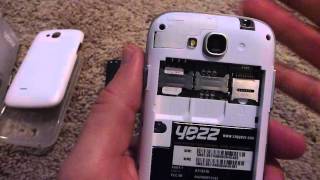 How to use a Nano Sim Card in the Standard Sim Card Slot of the Yezz Andy 35E Without Adapter Card [upl. by Tarra325]