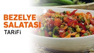 Bezelye Salatası Tarifi  Bezelye Salatası Nasıl Yapılır [upl. by Nyladgam847]