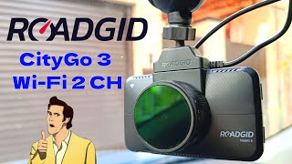 Видеорегистратор Roadgid CityGo 3 WiFi 2CH [upl. by Nowahs]