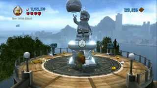 LEGO City Undercover  All 17 Silver Statues Destroyed [upl. by Sorilda717]