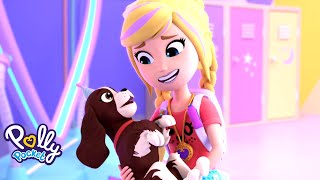 Polly Pocket  Puppy Party for Peaches  Adventure Studio 30 Mins Compilation [upl. by Sito]