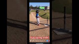 Little Leaguers being Little Leaguers funnyvideo tomgillisgolf [upl. by Hareehat]