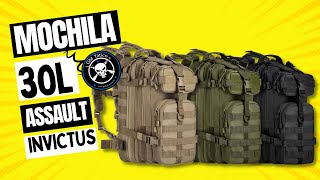 REVIEW  GM TATICO  MOCHILA ASSAULT INVICTUS [upl. by Asilaj]