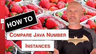 How to compare Java Number instances  048 [upl. by Hgielyk]