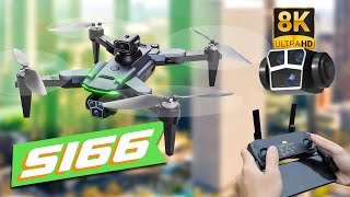 FPV Dron S166 🔥 UNBOXING y ANÁLISIS a fondo  el MEJOR DRON BARATO  HYTOBP [upl. by Enyehc390]