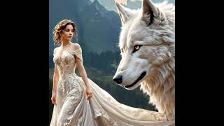 My Ivory DireWolf is beautifulDirewolveswolfwolvespetswolvesdogfypforyouforyoupagereelsai [upl. by Monreal364]